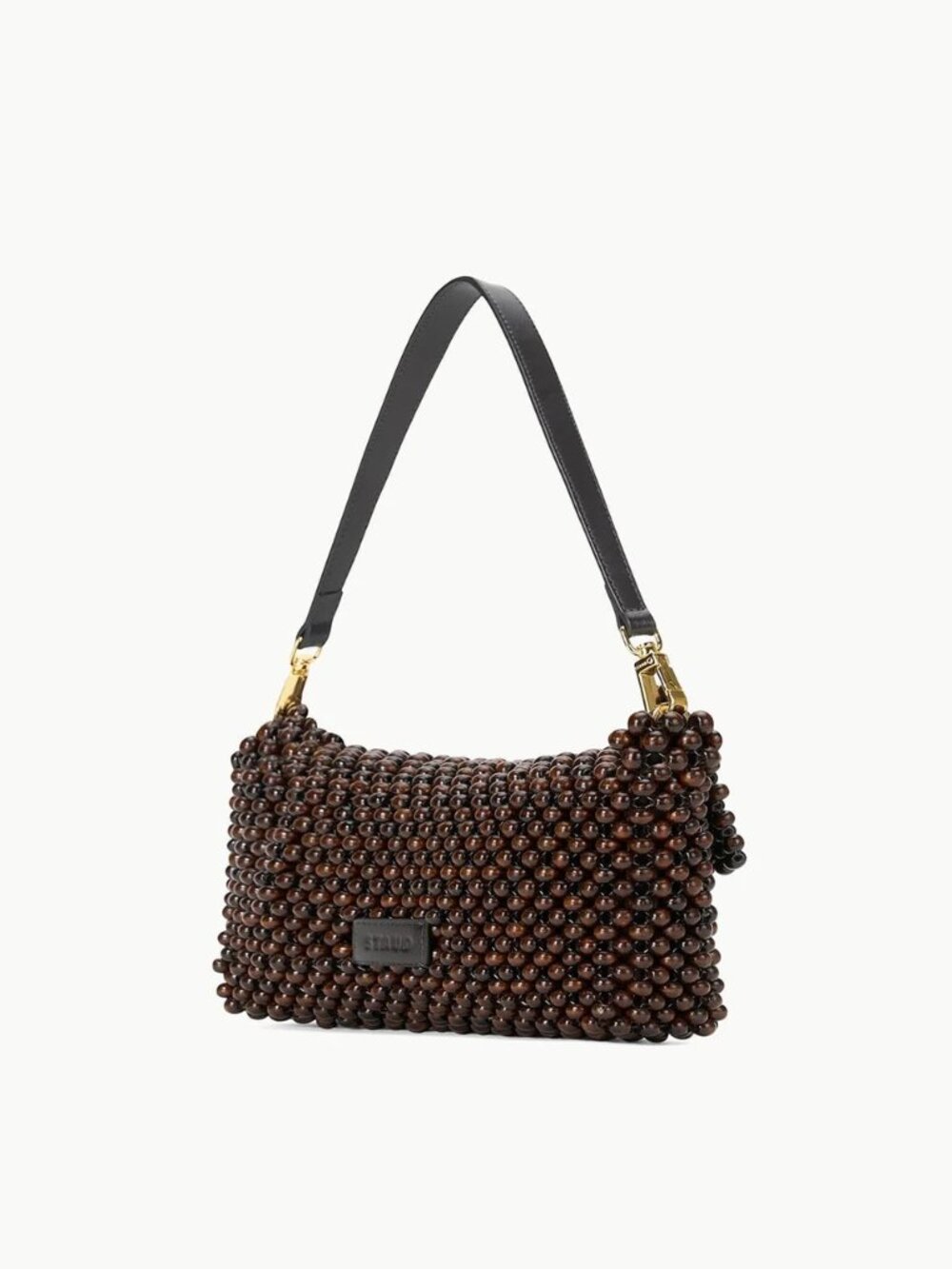 Staud Timmy Shoulder Bag in Dark Brown - Picture 2 of 13